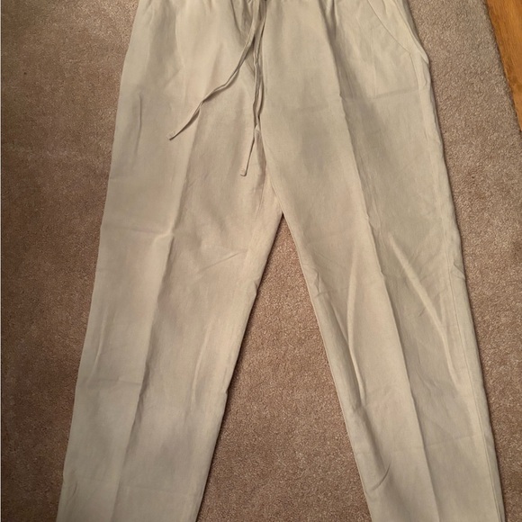 J. Crew bundle. 2 pair drawstring linen like pants. Size 10 - Picture 5 of 9
